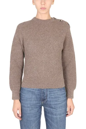 Bottega Veneta Maglia in alpaca con motivo chevron