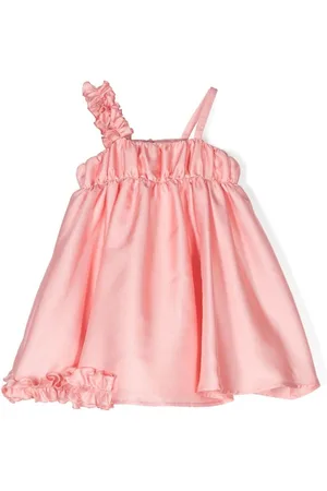 Mimisol Ruffled satin dress