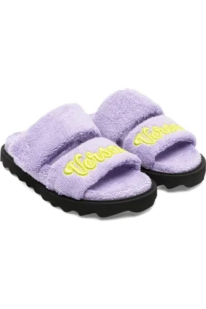 VERSACE Ciabattina spugna e ricamo