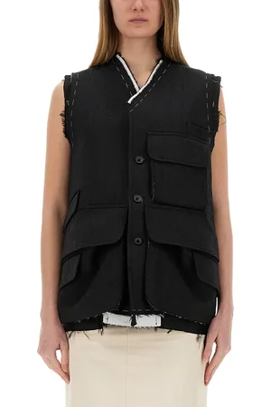 Maison Margiela Giacca in lana senza maniche