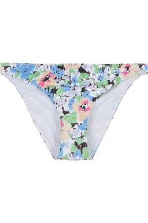 Ganni Slip bikini con motivo floreale