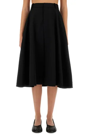 Bottega Veneta Gonna in lana grain de poudre