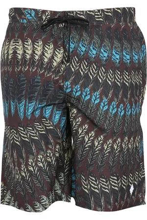 MARCELO BURLON Costume boxer con stampa logo