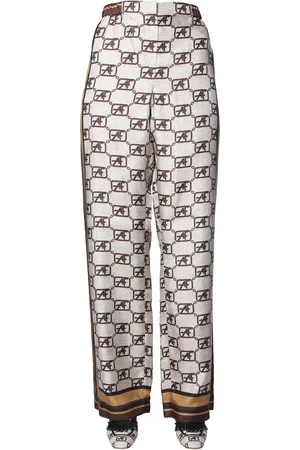 Alberta Ferretti Pantalone con logo story