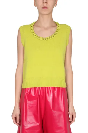 Bottega Veneta Gilet con catena crochet