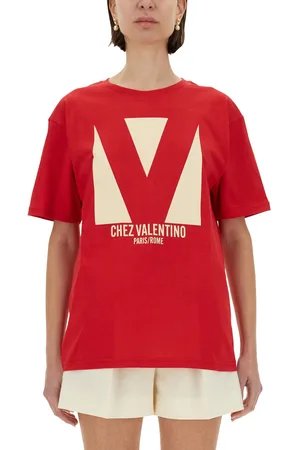 VALENTINO T-shirt con stampa "chez "