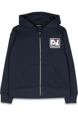 Dsquared2 Felpa con zip e cappuccio