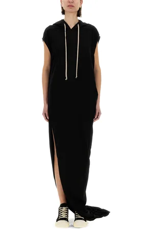 Rick Owens Abito lungo con cappuccio
