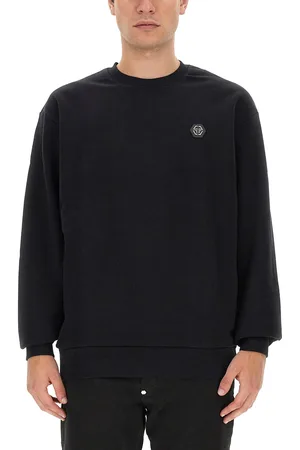 Philipp Plein Felpa con con logo strass
