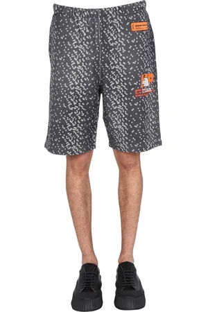 Heron Preston Bermuda con logo gommato