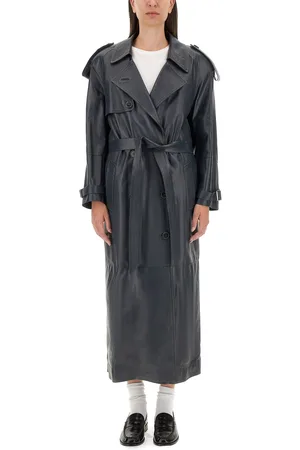 SALVATORE SANTORO Trench in pelle