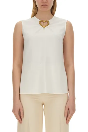Moschino Blusa con applicazione heart