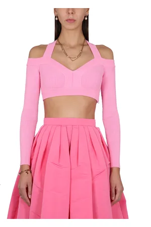 Alexander McQueen Maglia cropped
