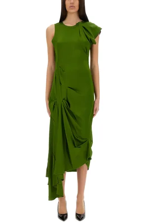 Victoria Beckham Abito midi drappeggiato