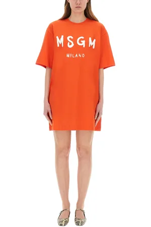 Msgm Abito corto con logo