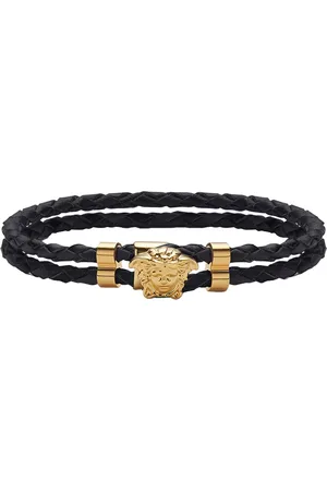 VERSACE Bracciale in pelle "la medusa"