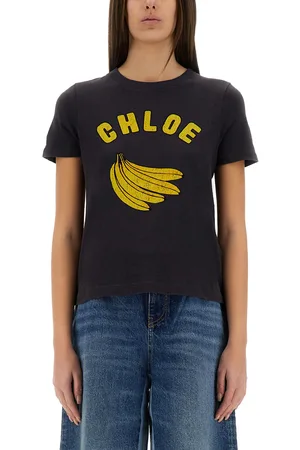 Chloé T-shirt baby fit con logo in jersey di cotone
