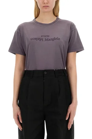 Maison Margiela T-shirt con logo inverso