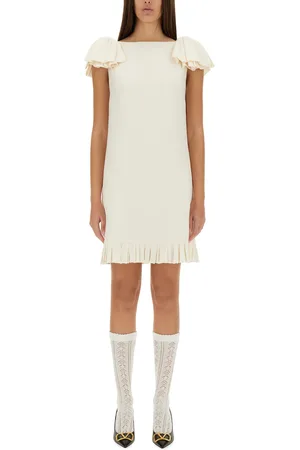 VALENTINO Abito corto in crepe couture