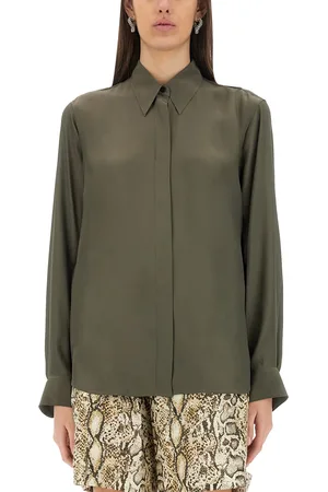 DRIES VAN NOTEN Camicia in raso misto seta