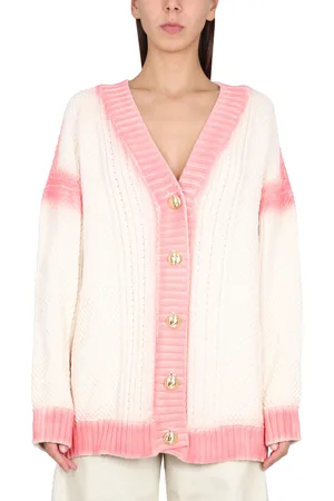 Palm Angels Cardigan palm effetto vernice