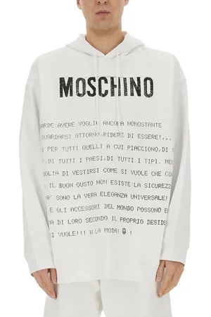 Moschino Felpa con cappuccio "archive message"