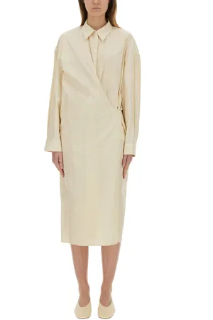 LEMAIRE Abito "straight collar twisted"