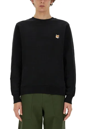 Maison Kitsuné Felpa con patch fox head