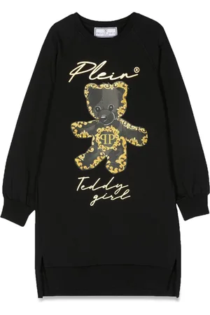 Philipp Plein Abito maniche lunghe bear