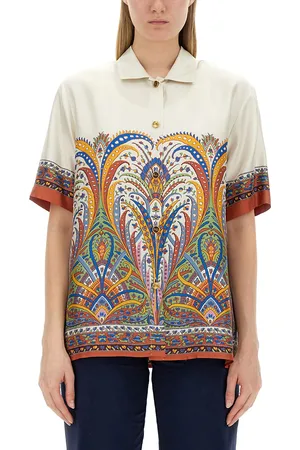 Etro Camicia in seta stampata