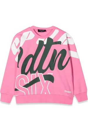 Dsquared2 Felpa girocollo scritta allover