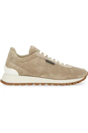 Brunello Cucinelli Sneaker running in camoscio