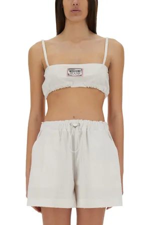 Moschino Top a fascia in cotone