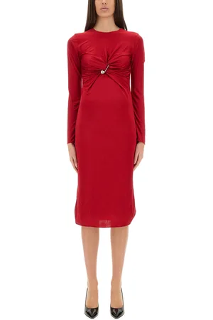 VERSACE Abito midi "safety pin"