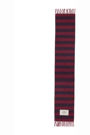 Maison Kitsuné Sciarpa con logo