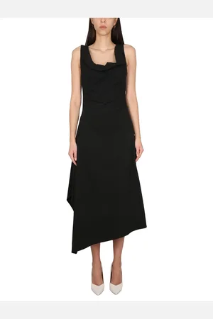 Bottega Veneta Abito midi asimmetrico