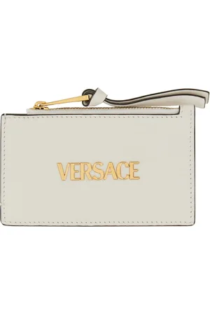 VERSACE Portacarte con zip "tag"