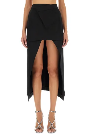 Alexander McQueen Gonna asimmetrica