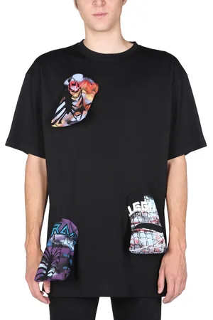 RAF SIMONS T-shirt con dettagli stampati