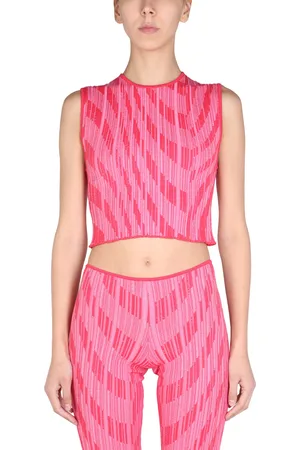 Serafini Crop ton in maglia jacquard