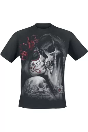 Spiral T-Shirt Gothic di - Dead Kiss - S a 4XL - Uomo