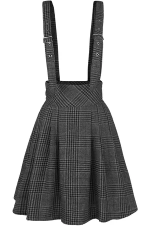 Jawbreaker Minigonna Rockabilly di - Grey Days High Waisted Skirt - S a XXL - Donna