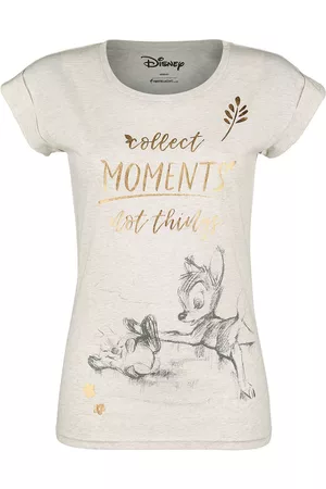 Disney Collect Moments Not Things - T-Shirt - Donna - crema screziato