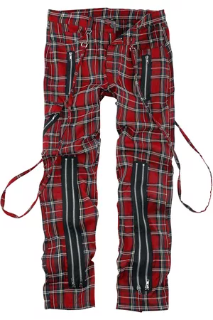 Banned Alternative Pantaloni Gothic di - Avengence Check - S a XXL - Uomo
