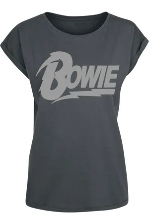 David Bowie T-Shirt di - Logo - S a XL - Donna
