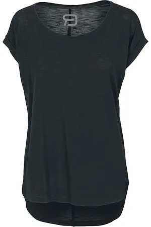 RED by EMP T-Shirt di - Long Back Shaped Slub Tee - XS a 5XL - Donna
