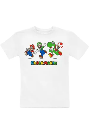 Super Mario T-Shirt Gaming di - Kids - Running - 104 a 152 - Ragazzi & Ragazze
