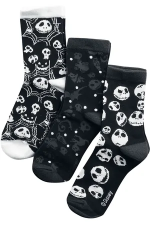 The Nightmare Before Christmas Calzini Disney di - Skulls And Cobwebs - EU35-38 a EU 39-42 - Donna