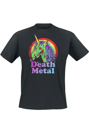 Fun Shirts T-Shirt Magliette Divertenti di - Death Metal - S a 3XL - Uomo