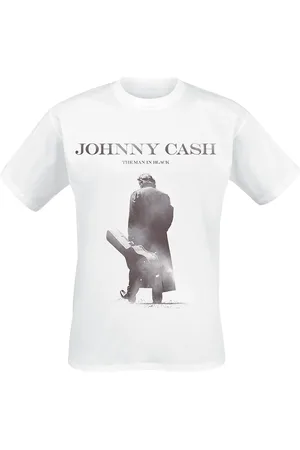 Johnny Cash T-Shirt di - Walking Guitar - S a XXL - Uomo